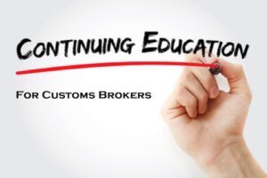 customs brokers education