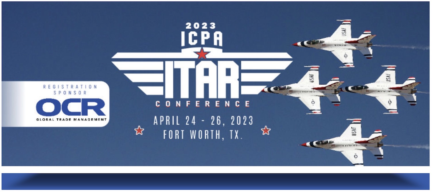 2023 ICPA ITAR Conference